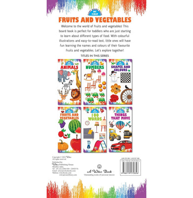 imagGiant Tall Board Book:My First Fruits & Vegetable Board book Wilco Publishing House and Wilco International LLP