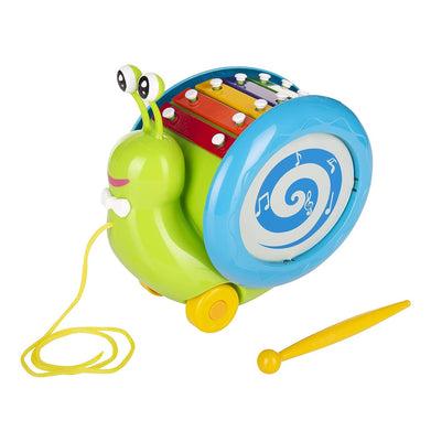 imagGiggles Musical Snail - Green & Blue