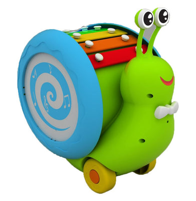 imagGiggles Musical Snail - Green & Blue