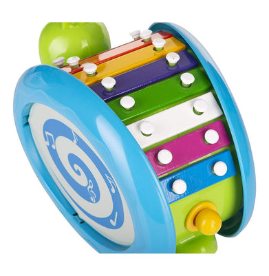 imagGiggles Musical Snail - Green & Blue