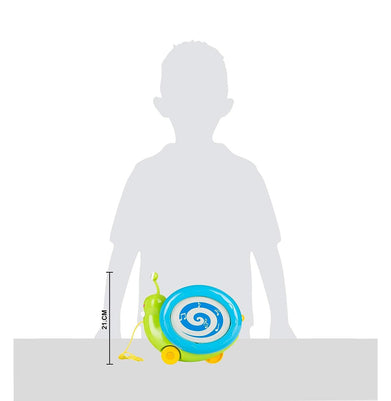 imagGiggles Musical Snail - Green & Blue