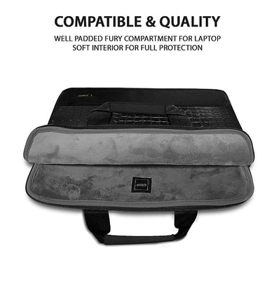 imagGripp CROC COMPACT 13.3"/14" Macbook /Laptop Bag - Black-GR-CROC13-BLK