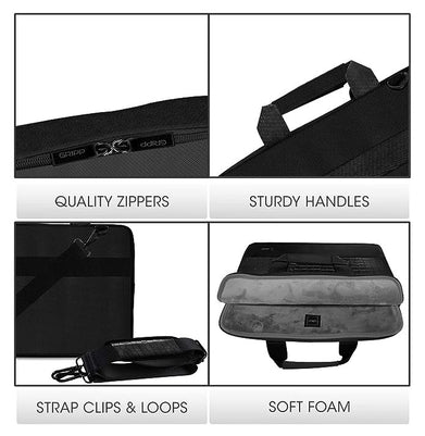 imagGripp CROC COMPACT 13.3"/14" Macbook /Laptop Bag - Black-GR-CROC13-BLK