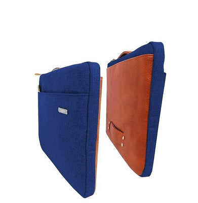 imagGripp Grace 13.3" Macbook Sleeve Bag - Blue/Camel-GR-GRA13-BLUCML