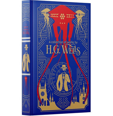 imagH.G. Wells:A Collection Of Works : Time Machine/ Island of Doctor Moreau/ Invisible Man/ War of the Worlds/ First Men in the Moon/ Worlds Set Free Leather:bound H.G. Wells and Wilco International LLP