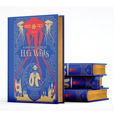 imagH.G. Wells:A Collection Of Works : Time Machine/ Island of Doctor Moreau/ Invisible Man/ War of the Worlds/ First Men in the Moon/ Worlds Set Free Leather:bound H.G. Wells and Wilco International LLP