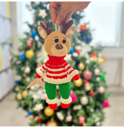 image //www.c...Handcrafted Amigurumi Christmas Soft Toy- Cute Boy Reindeer