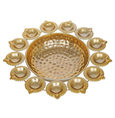 imagHandcrafted Diya Urli Bowl