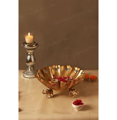 imagHandcrafted Lotus Urli Bowl