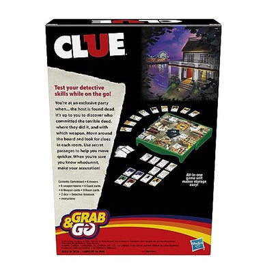 imagHasbro Clue Grab and Go Game