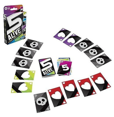 imagHasbro Gaming 5 Alive Card Game, Fast-Paced Kids Game, Easy to Learn, Fun Family Game