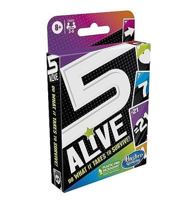imagHasbro Gaming 5 Alive Card Game, Fast-Paced Kids Game, Easy to Learn, Fun Family Game