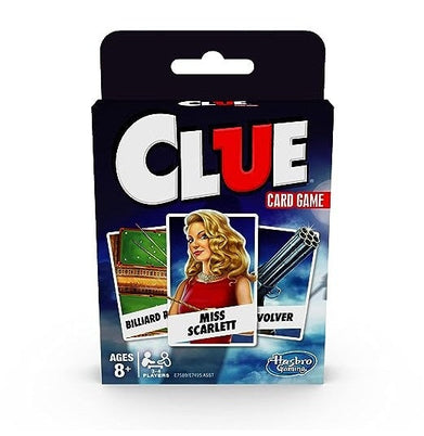 imagHasbro Gaming Clue Card Game for Kids 3-4 Players Strategy Game, Multicolor