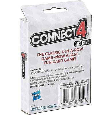imagHasbro Gaming Connect 4 Card Game for Kids- Multicolor