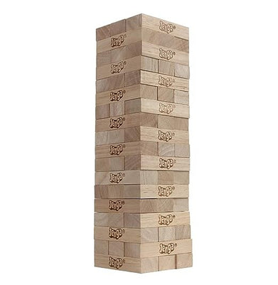 imagHasbro Gaming Jenga Tube Pack Hardwood Blocks Stacking Tower Game