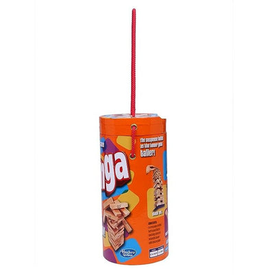 imagHasbro Gaming Jenga Tube Pack Hardwood Blocks Stacking Tower Game