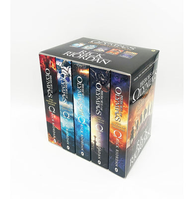 imagHeroes of Olympus Complete Collection 5 Book Slipcase Paperback Riordan Rick Paperback Rick Riordan