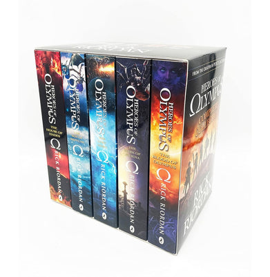 imagHeroes of Olympus Complete Collection 5 Book Slipcase Paperback Riordan Rick Paperback Rick Riordan