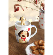 image //www.c...Hey Buddy Handpainted Hot Choco Mug With Lid