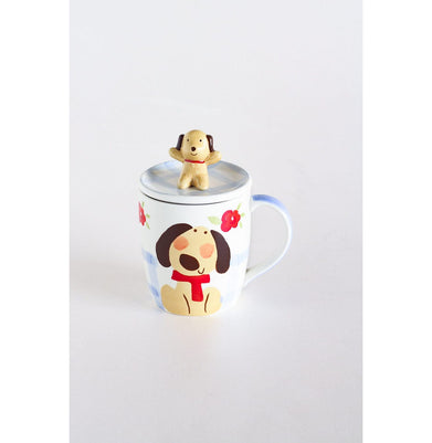 imagHey Buddy Handpainted Hot Choco Mug With Lid