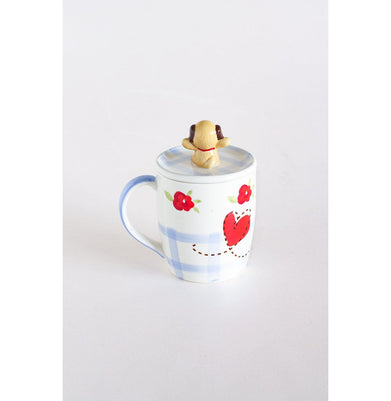 imagHey Buddy Handpainted Hot Choco Mug With Lid