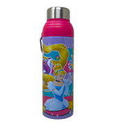 image //www.c...HOOM by HMI Disney Princess Character 304 Stainless Steel Insulated Vacuum Wide Mouth with Detachable Straw Sipper Bottle Flask for Kids, 500ml