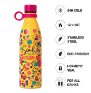 image //www.c...Hot&Cold - Vacuum Bottle - Butterfly - 800 Ml