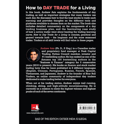 imagHow To Day Trade for Living Paperback Andrew Aziz