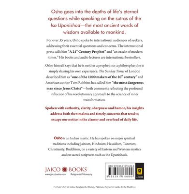 imagI am That: Talks On The Isha Upanishad Osho