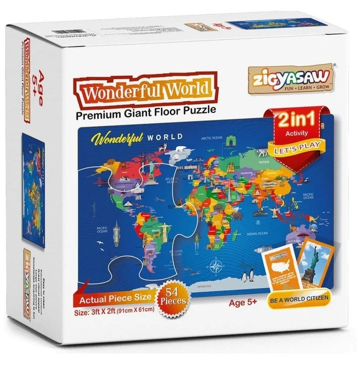 Zigyasaw Wonderful World Giant Floor Puzzle for Kids