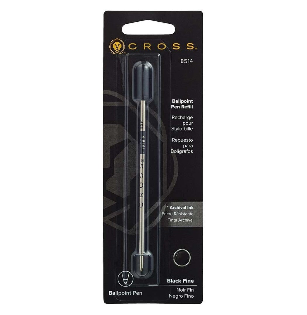 Cross Fine Black Ballpoint Pen Refill - 8514