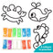 imag3Imagimake Clay Stickers - Aqua World