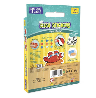 imagImagimake Clay Stickers - Aqua World