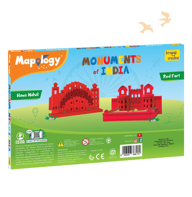 imagImagimake Mapology Monuments of India - Red Fort & Hawa Mahal
