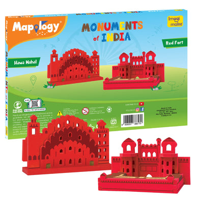 imagImagimake Mapology Monuments of India - Red Fort & Hawa Mahal