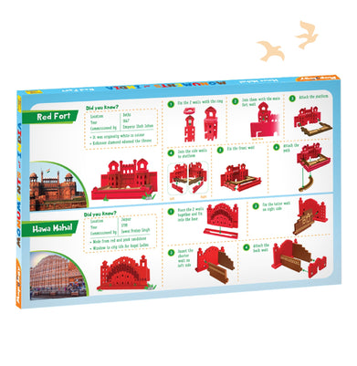 imagImagimake Mapology Monuments of India - Red Fort & Hawa Mahal