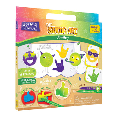 imagImagimake Stamp Art - Smiley