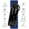 imag2Insulated Water Bottle For Hot And Cold, Black Marble - 1000 Ml