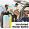 imag4Insulated Water Bottle For Hot And Cold, Dark Intentions - 1000 Ml