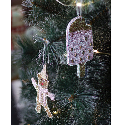 imagIt'S Pink Christman Ornaments - Set Of 2