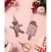 image //www.c...It'S Pink Christman Ornaments - Set Of 2