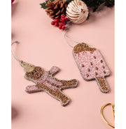 image //www.c...It'S Pink Christman Ornaments - Set Of 2