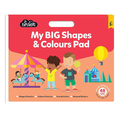 imagJUNIOR EXPLORERS MY BIG SHAPES AND COLOURS PAD Paperback Hinkler