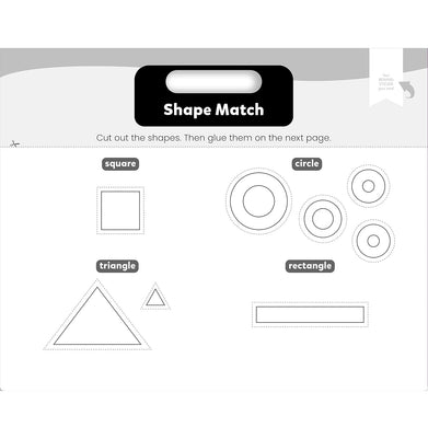 imagJUNIOR EXPLORERS MY BIG SHAPES AND COLOURS PAD Paperback Hinkler