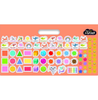 imagJUNIOR EXPLORERS MY BIG SHAPES AND COLOURS PAD Paperback Hinkler