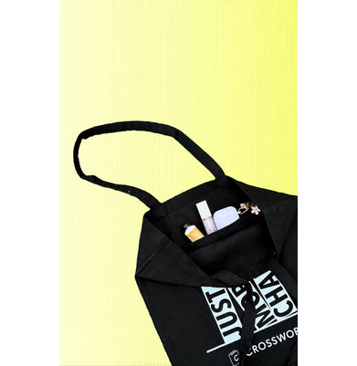 imagJust One More Chapter Tote Bag Black