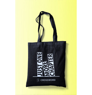 imagJust One More Chapter Tote Bag Black