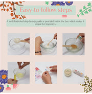 image //www.c...Kalakaram Lip Balm DIY Kit - Make 15 Lip Balms with Shea Butter, Kokum Butter, Beeswax, Vitamin E Oil, Grape Seed Oil and 4 Pure Essential Oils