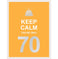 imag1Keep Calm You're Only 70 Hardcover Publishers Summersdale