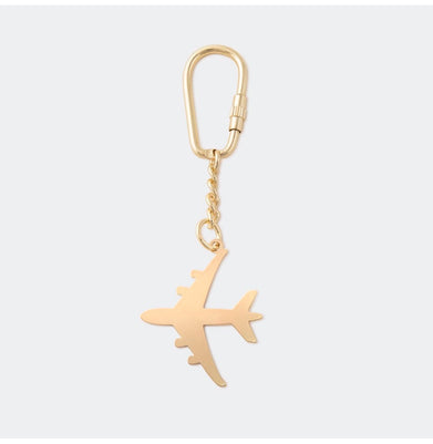 imagKeychain Aeroplane - Goldplated